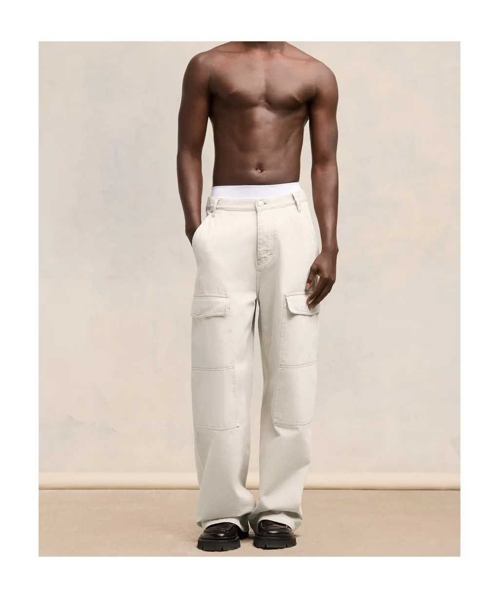 Relaxed Fit Cargo Jeans