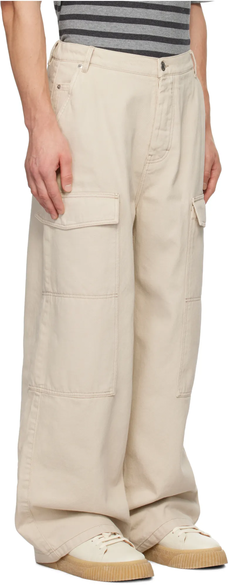 Relaxed Fit Cargo Jeans