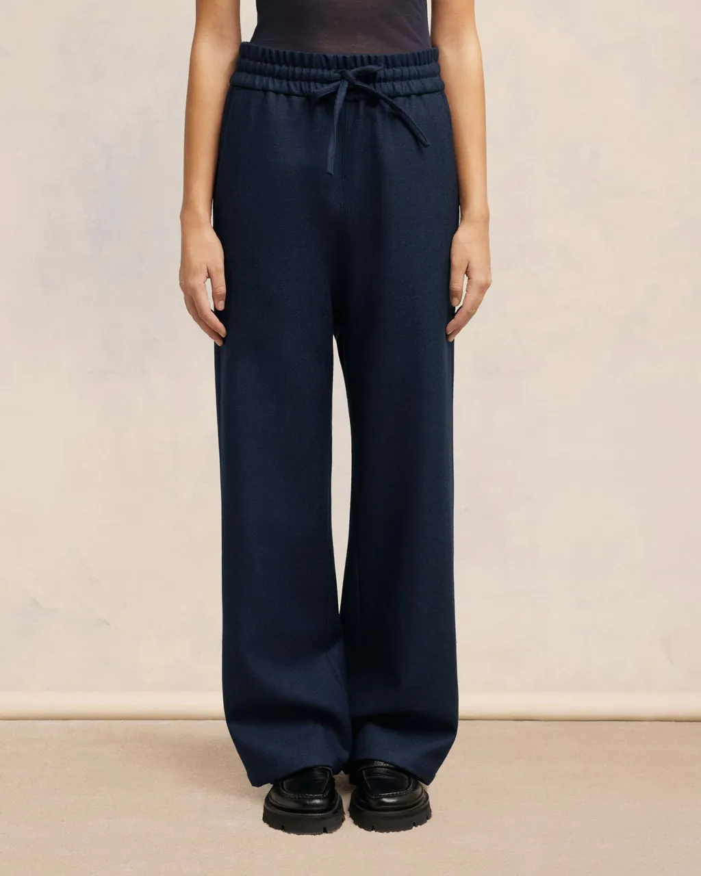 Wide Elasticated Waist Trousers