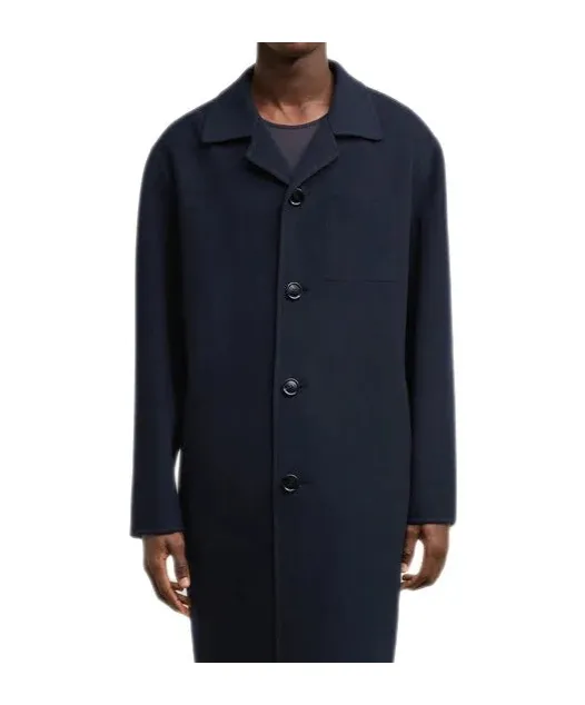 Lapel Long-Sleeved Coat