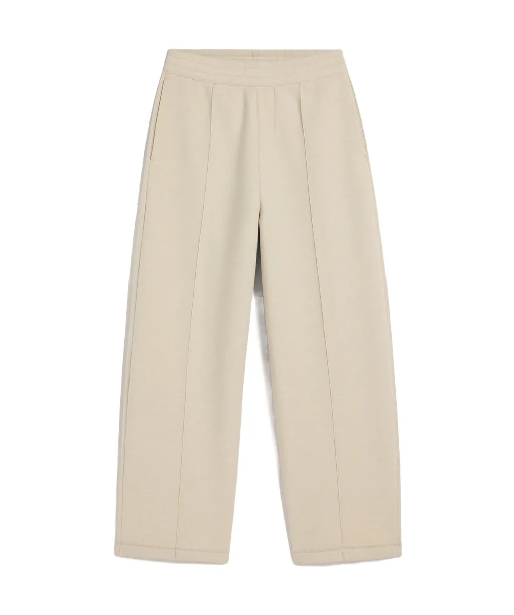 High-Waist Elasticated Waistband Pleated Trousers