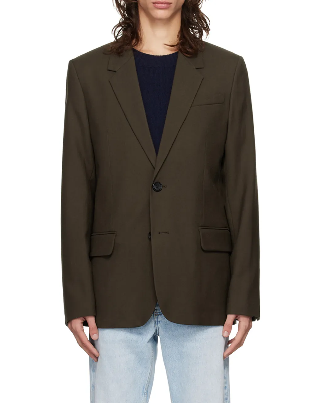 Long-Sleeved Suit Coat