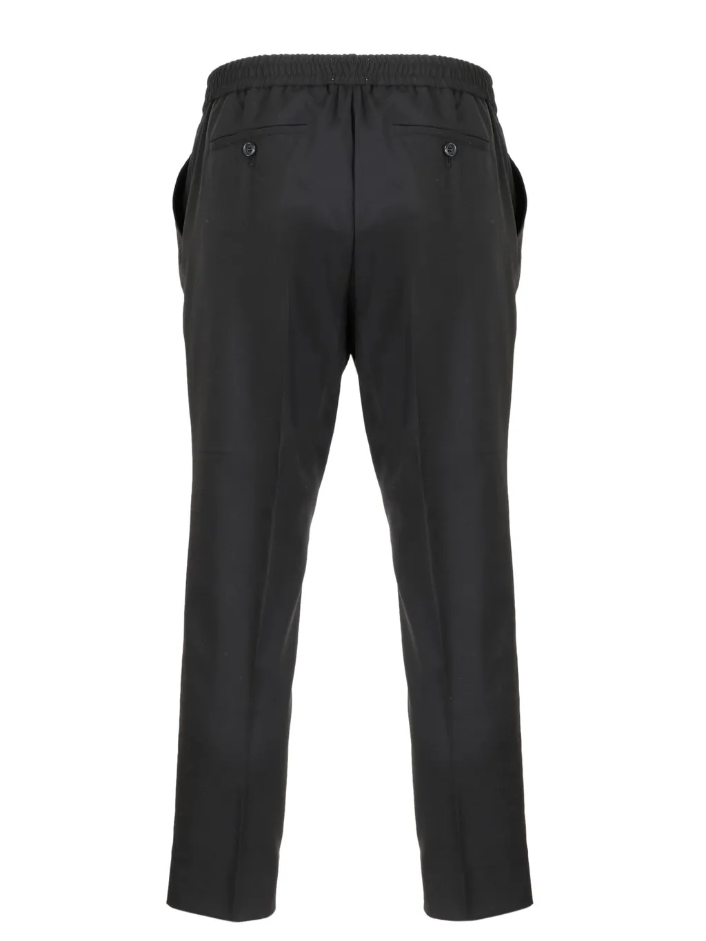 Cropped Straight-Leg Trousers