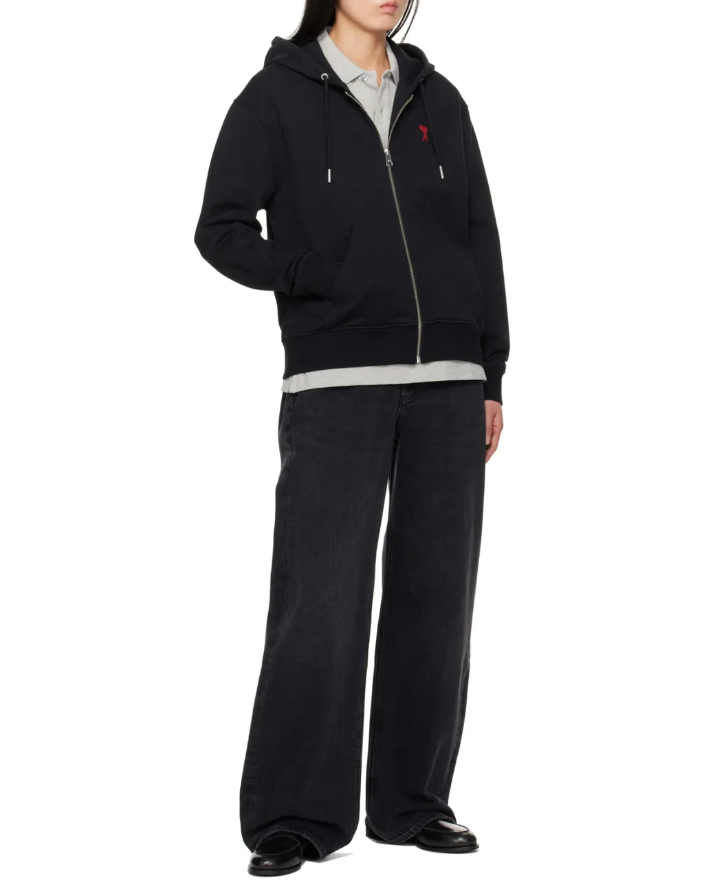 Ami De Coeur Zipped Hoodie