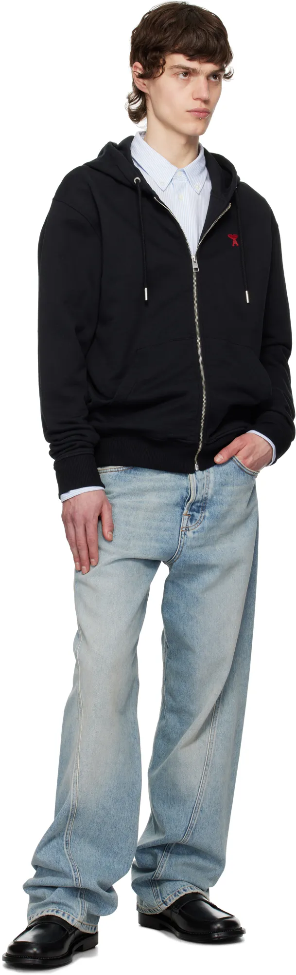 Ami De Coeur Zipped Hoodie