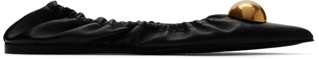 Embellished Pointed Toe Ballerinas