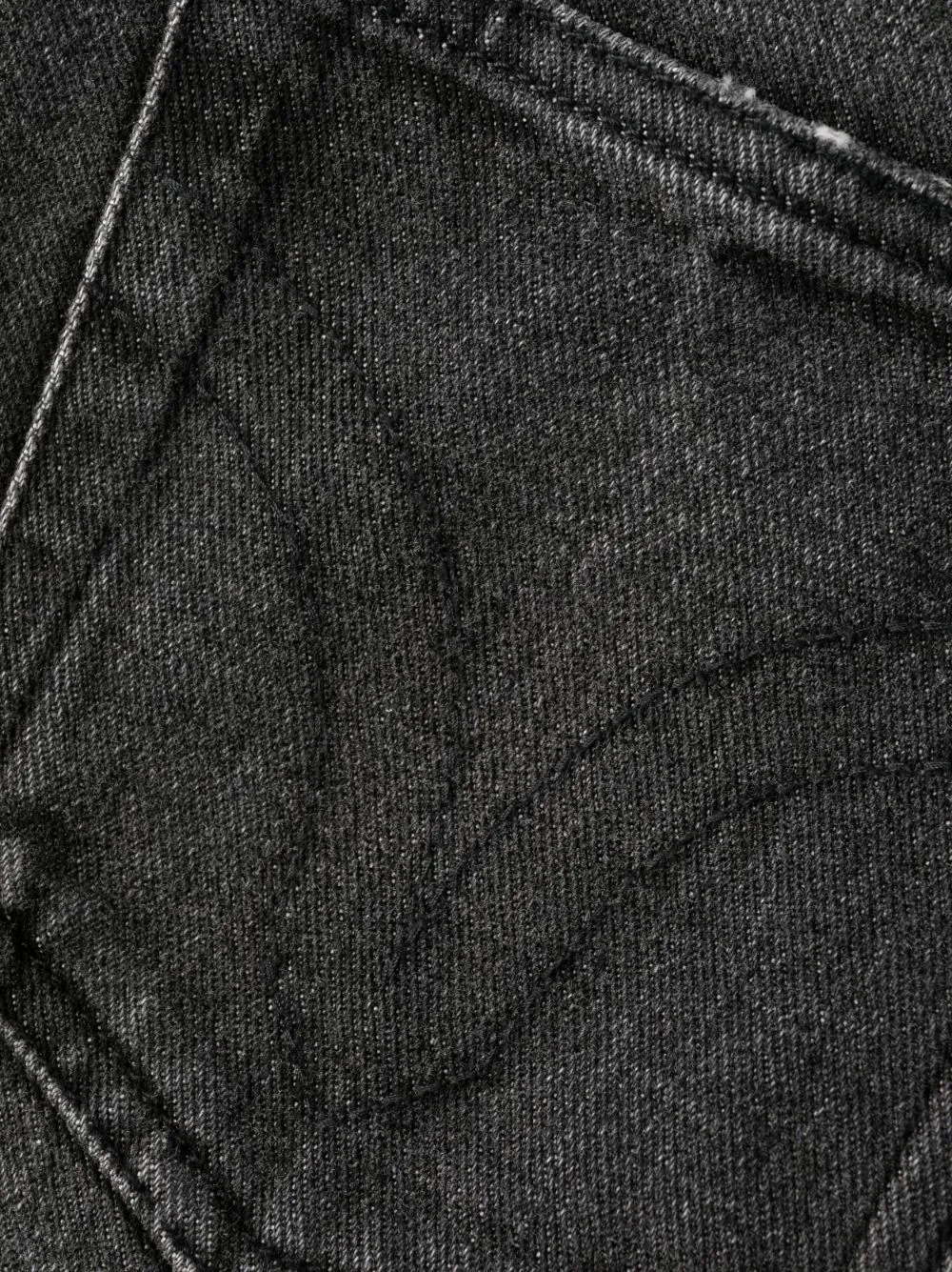 High-Rise Straight Jeans