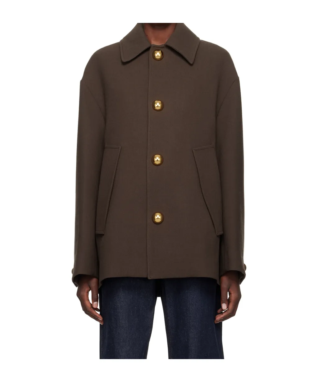 Long Sleeved Straight Hem Jacket