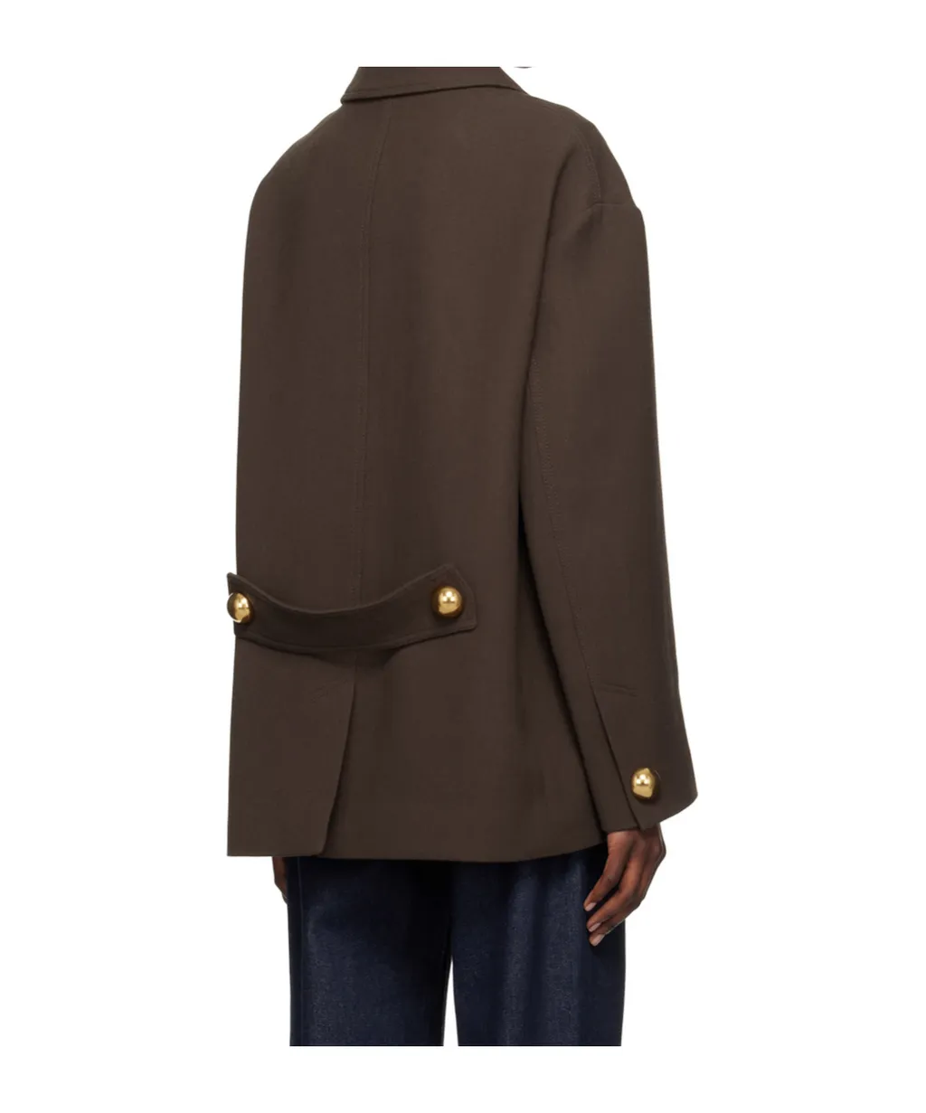 Long Sleeved Straight Hem Jacket
