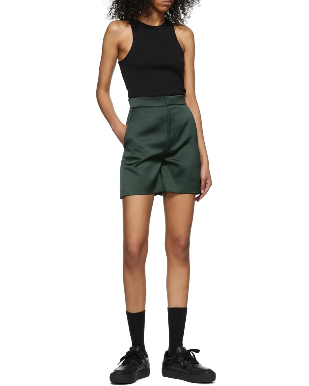 Logo Polyester Shorts