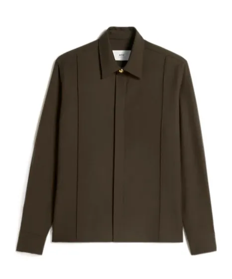 Gabardine Pintuck Shirt