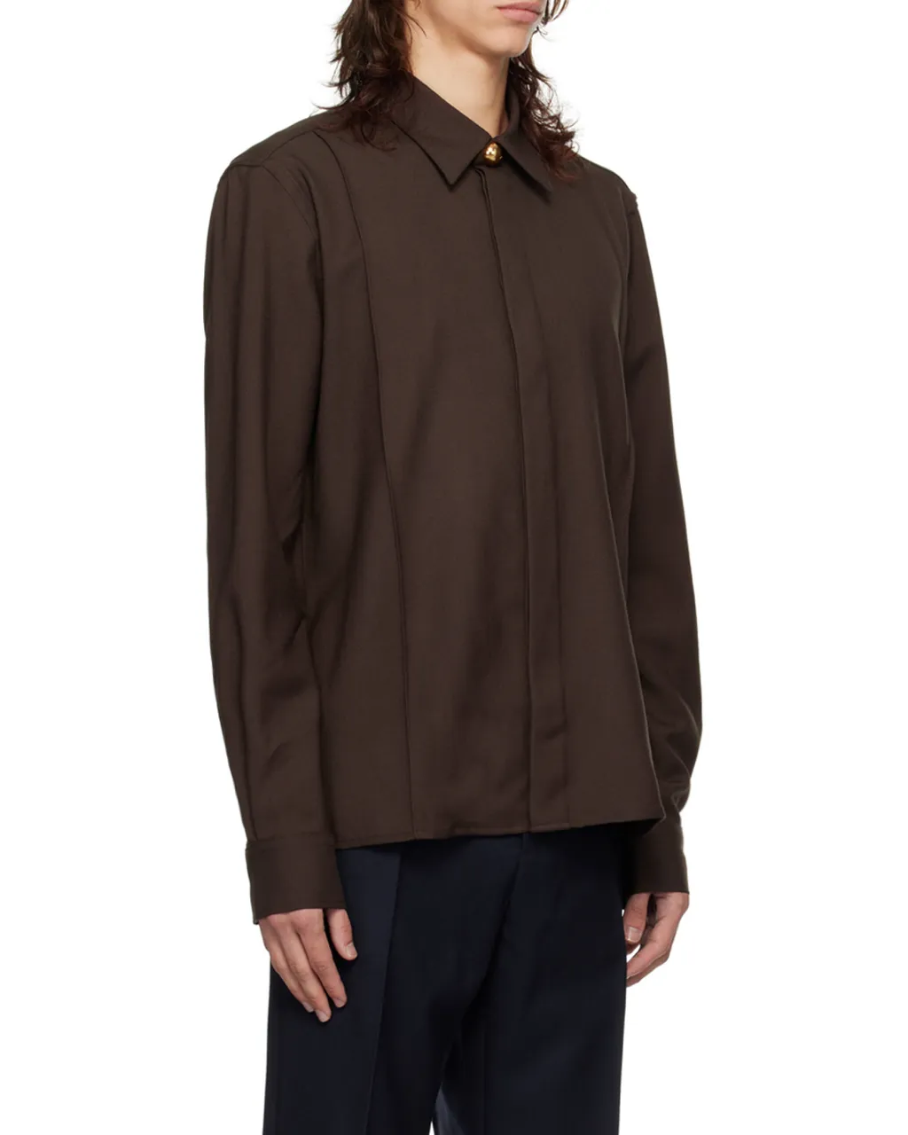 Gabardine Pintuck Shirt