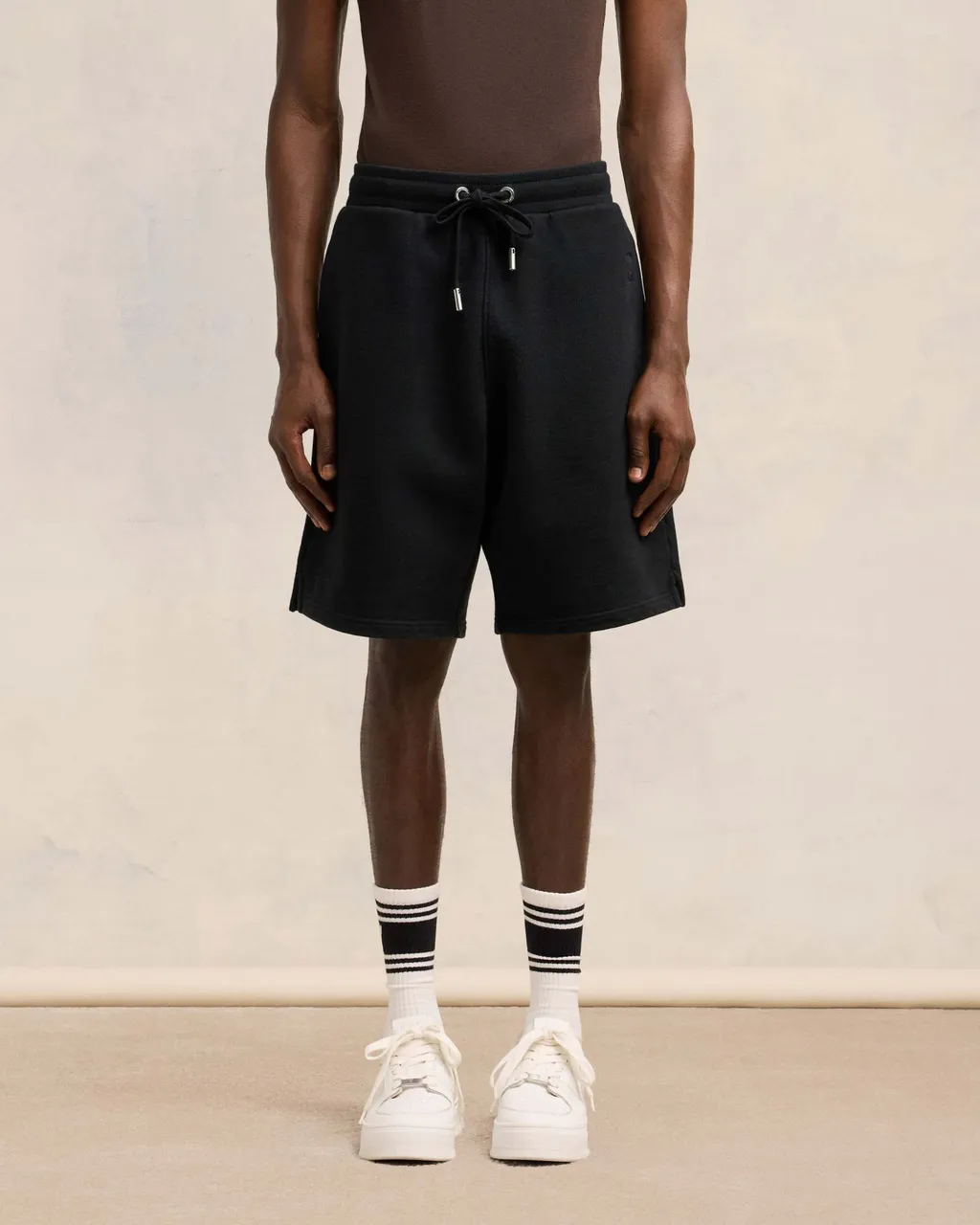 Ami De Coeur Logo Embroidered Drawstring Shorts