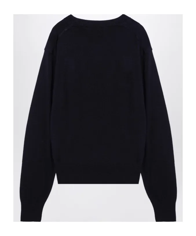 Ami De Coeur Logo Embroidered Knitted Jumper