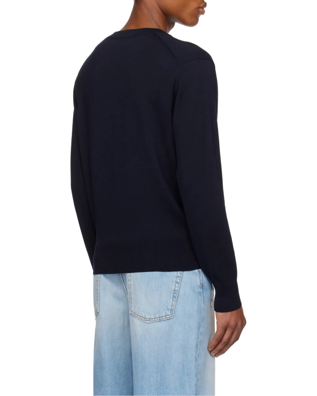 Ami De Coeur Logo Embroidered Knitted Jumper