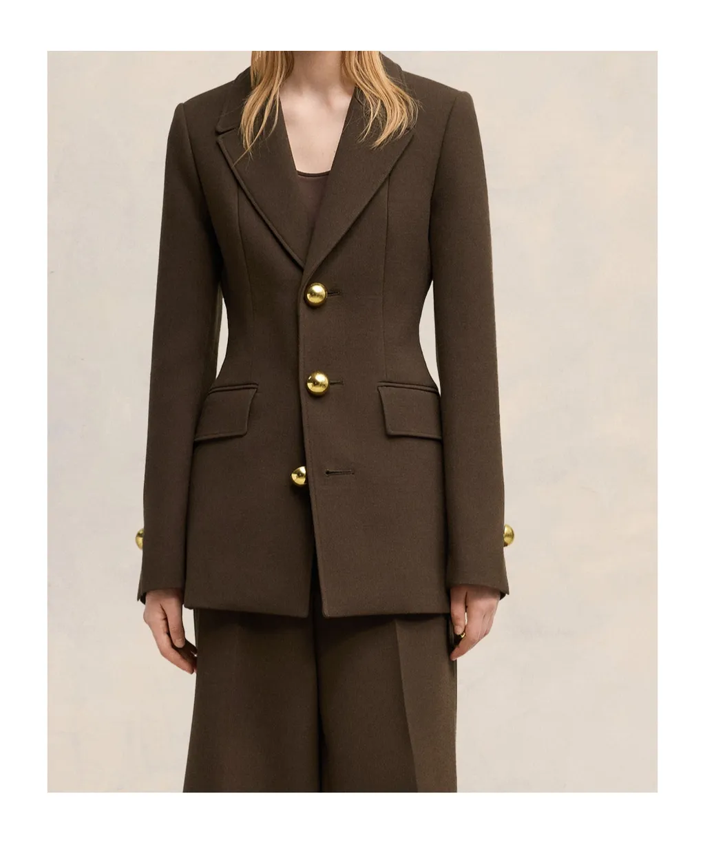 Single-Breasted Tailored Blazer