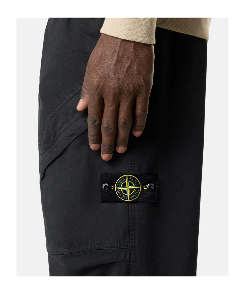 Cargo Pocket Elasticated-Waist Trousers