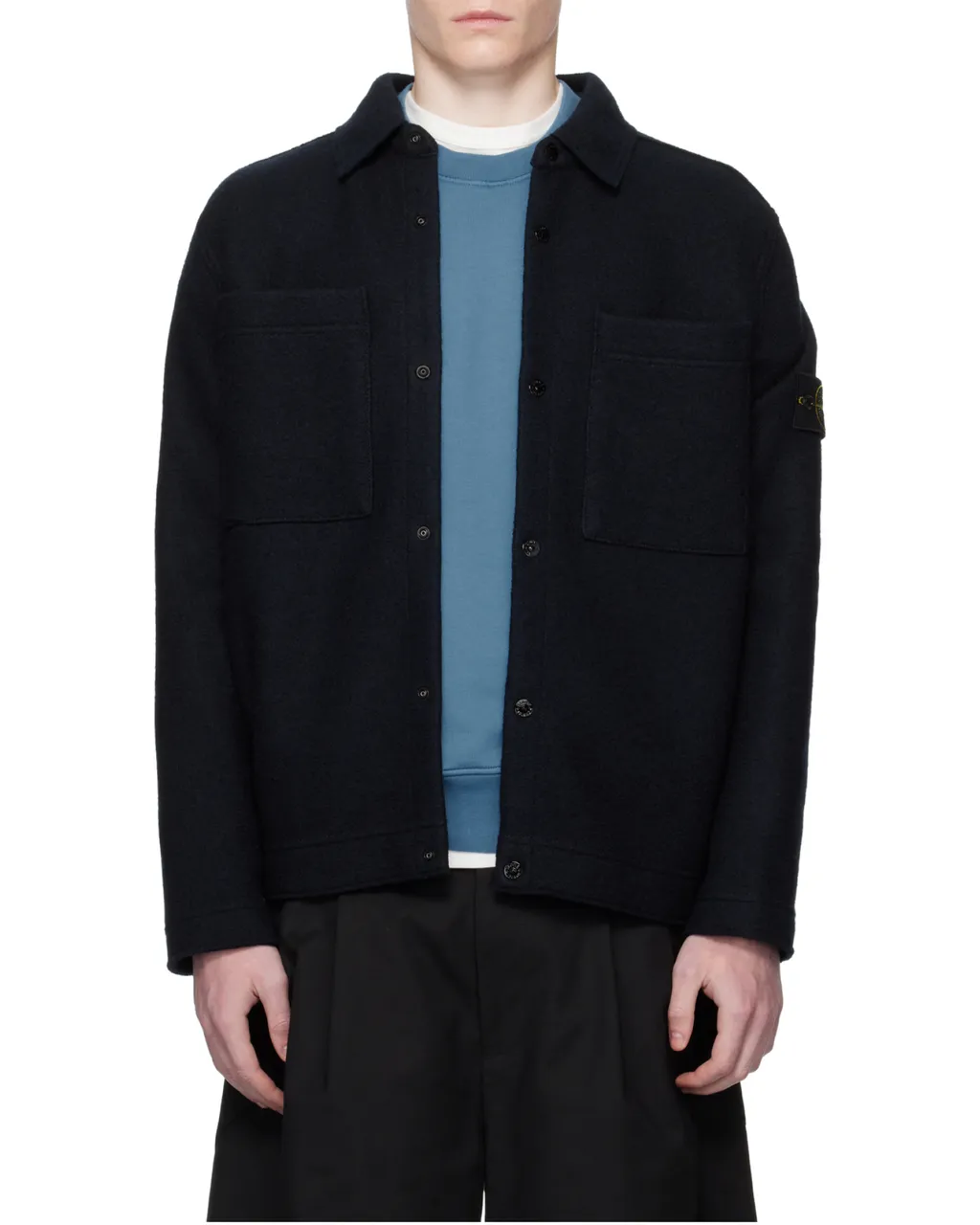 Logo Patch Buttoned Cardigan