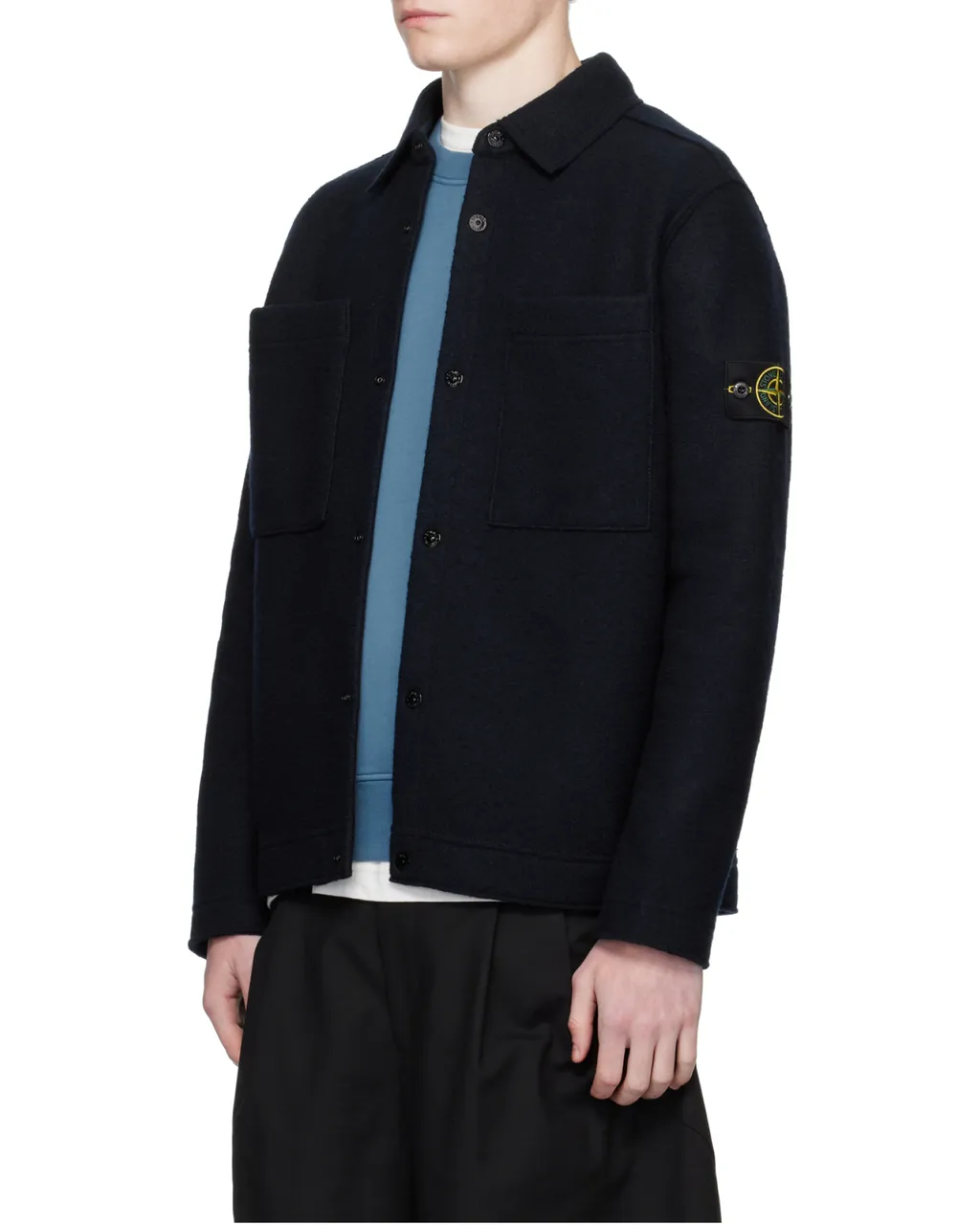Logo Patch Buttoned Cardigan