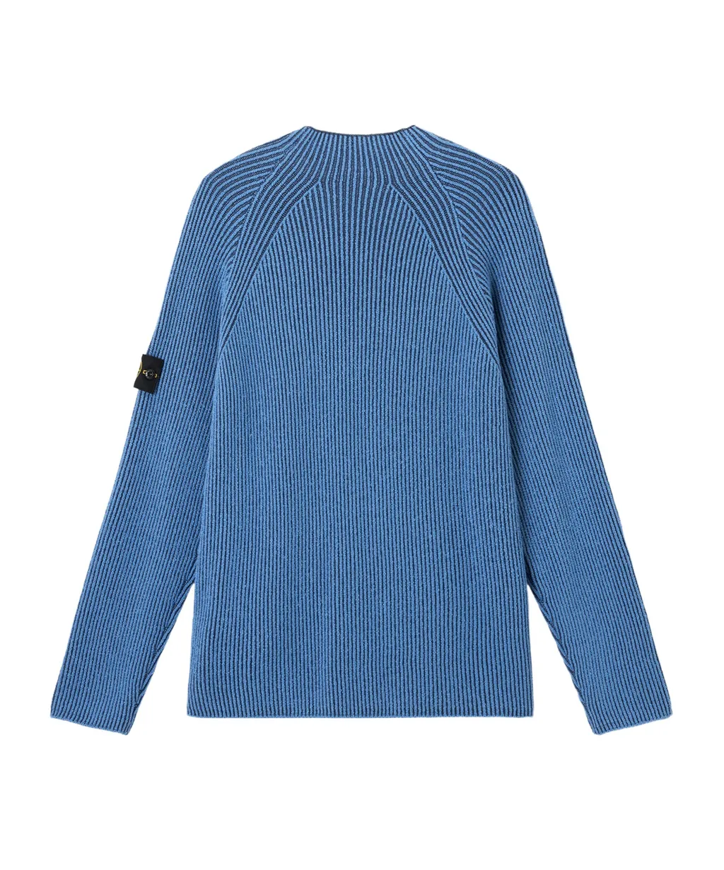 Ribbed Crew-Neck Sweater