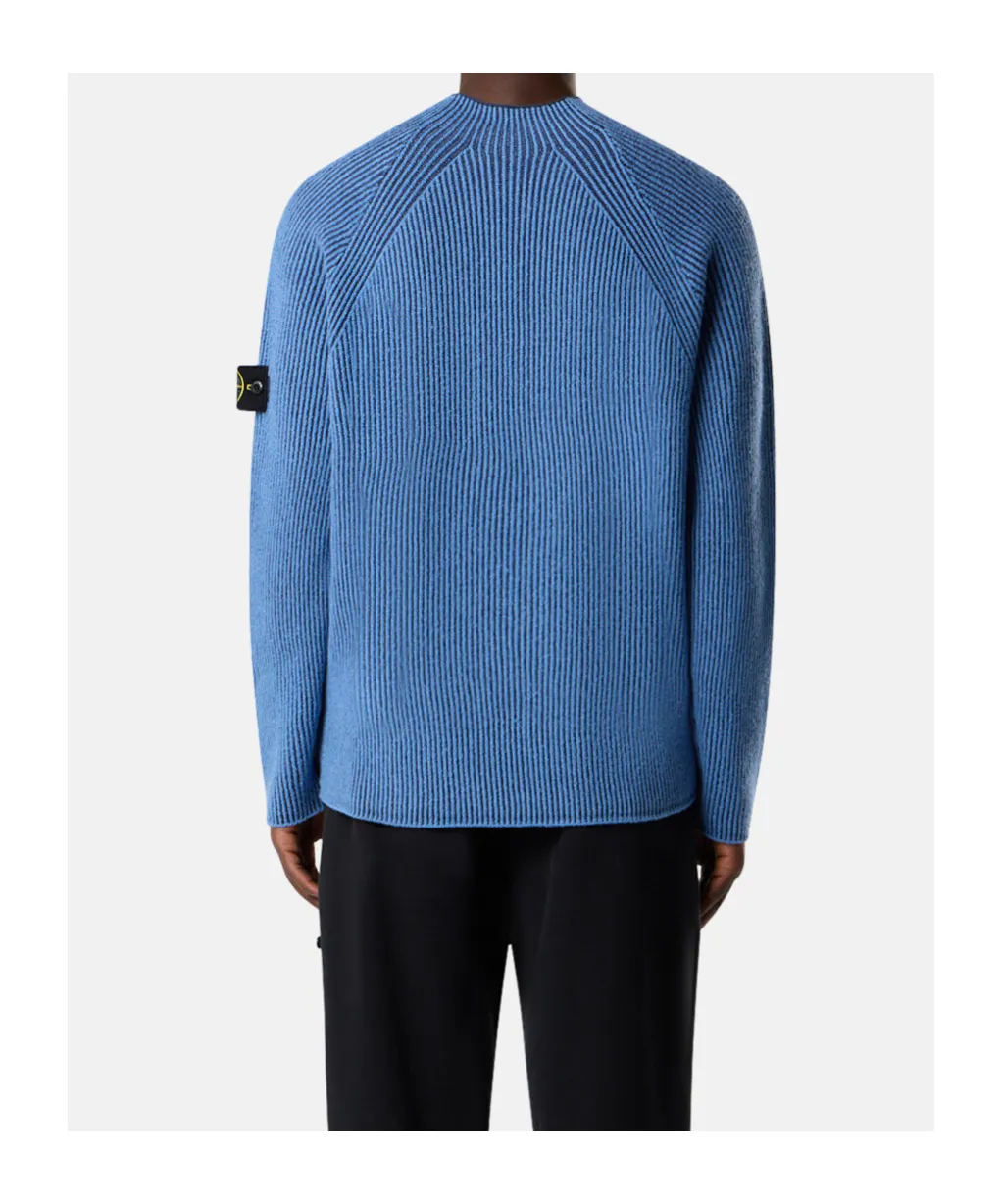 Ribbed Crew-Neck Sweater