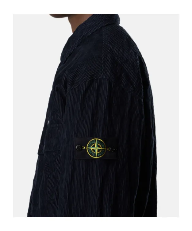 Comfort-Fit Overshirt With Chest Pocket And Two-Way Zip