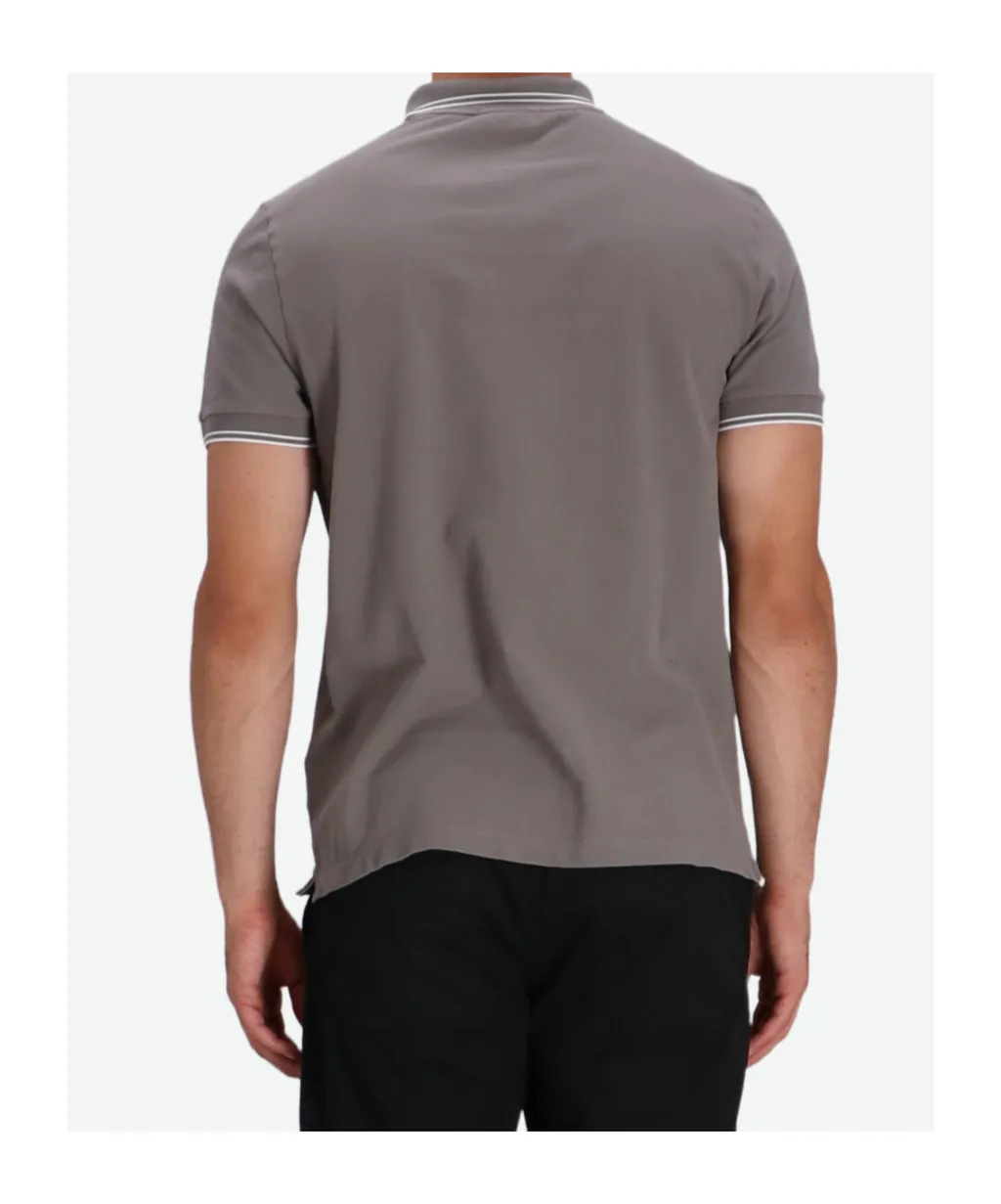 Logo-Patch Cotton Polo Shirt