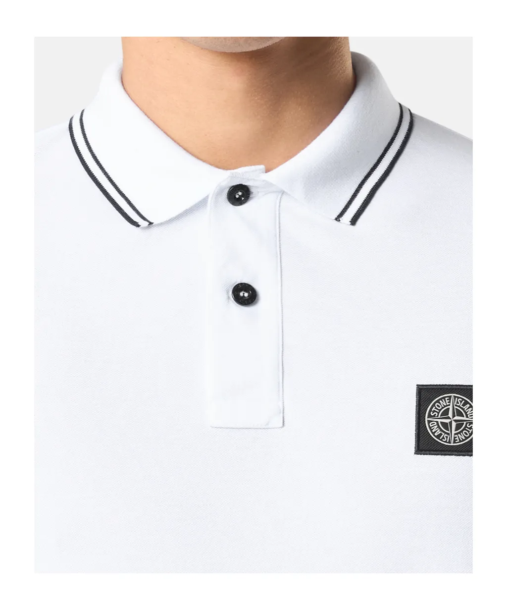 Tipped-Collar Polo Shirt