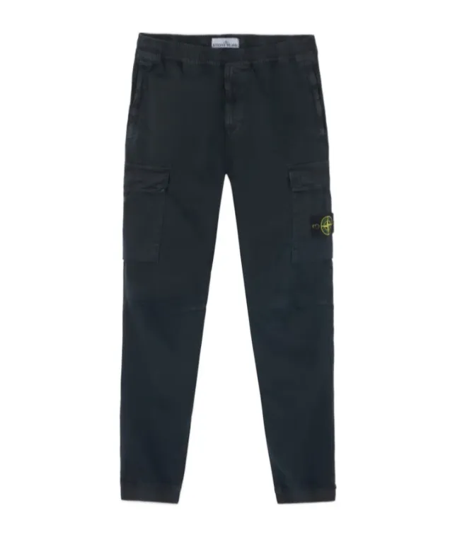 Elasticated-Cuff Cargo Trousers