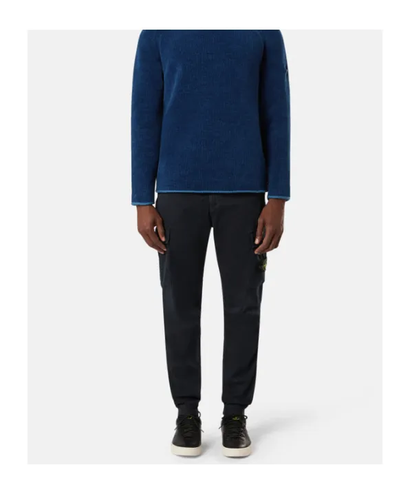 Elasticated-Cuff Cargo Trousers