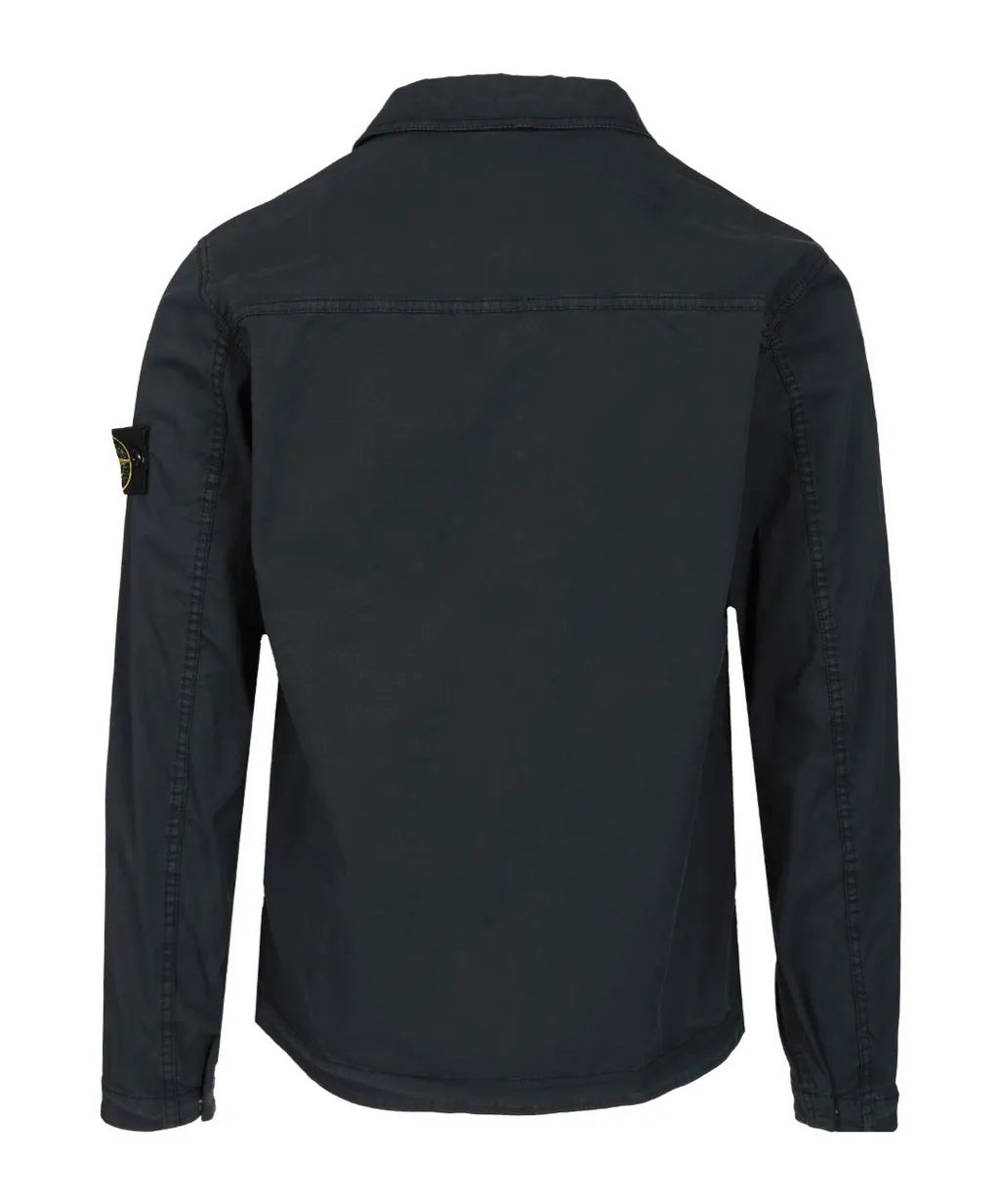 Zip-Fastening Pocket Shirt Jacket