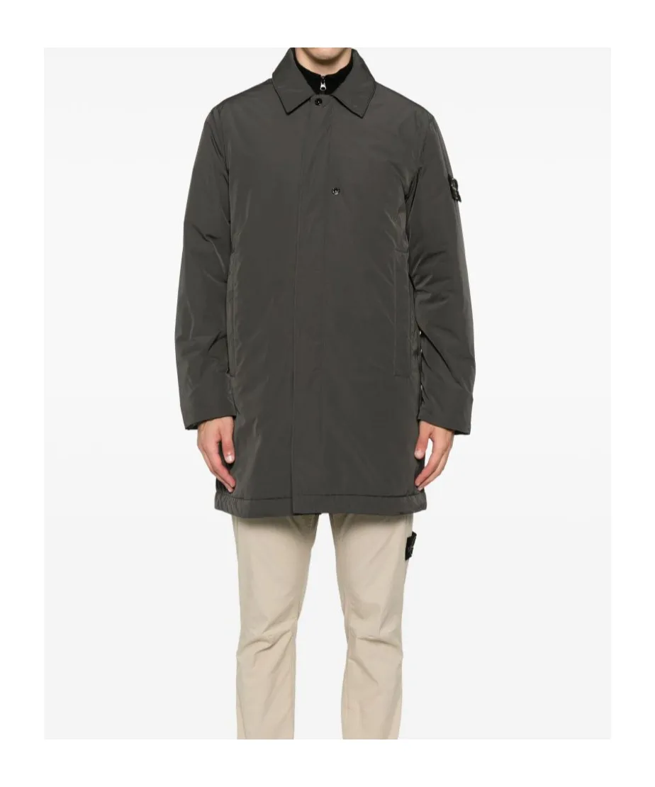 Compass Patch Long Parka