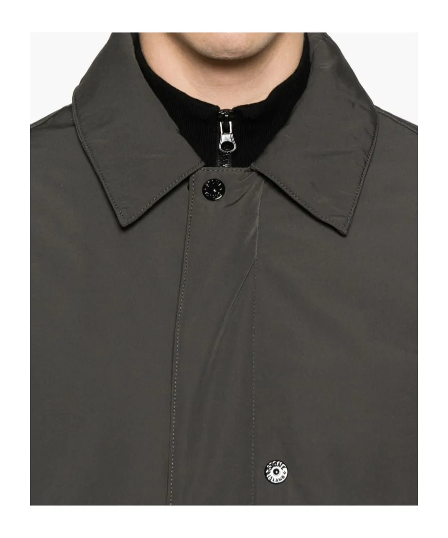 Compass Patch Long Parka
