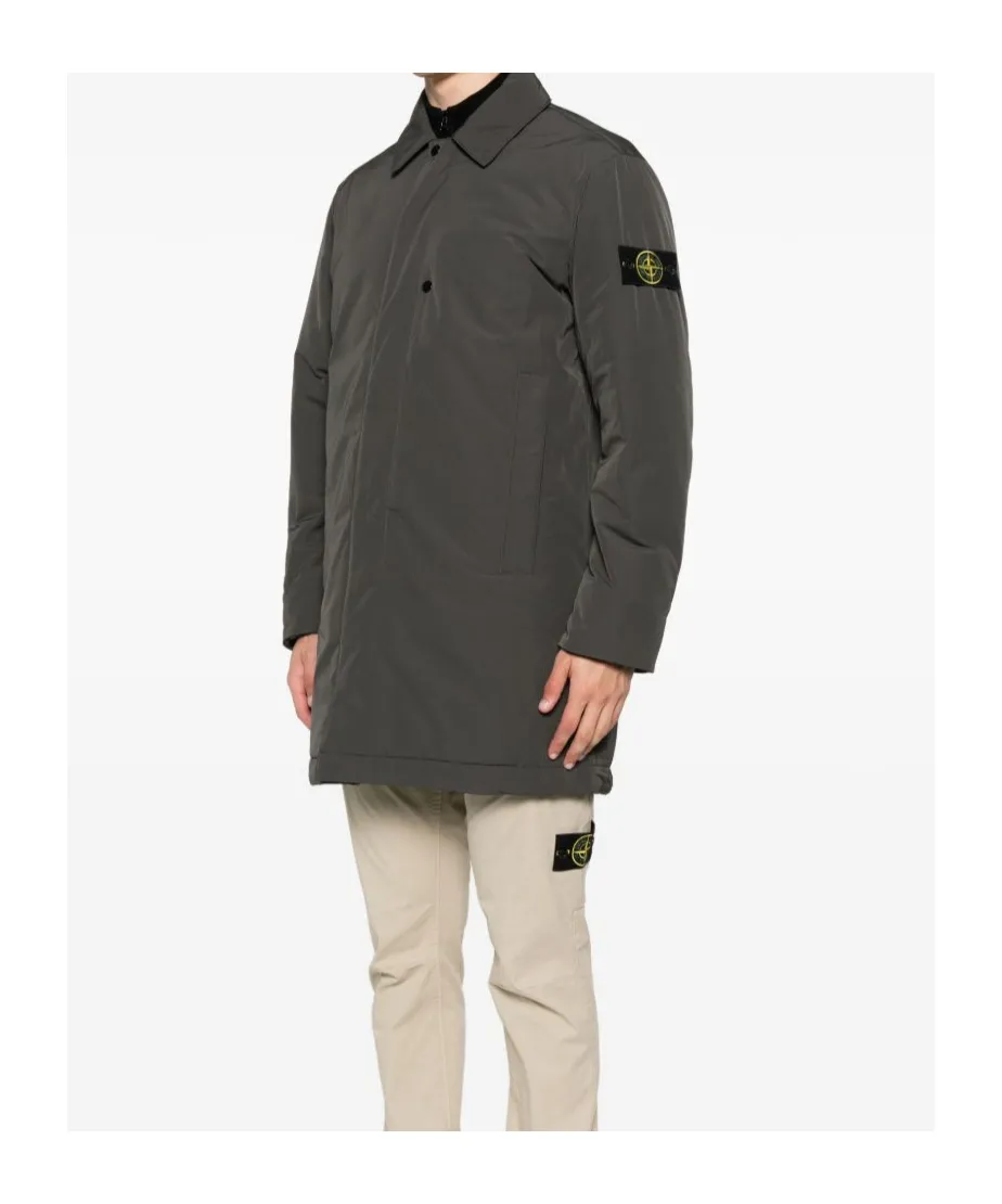Compass Patch Long Parka