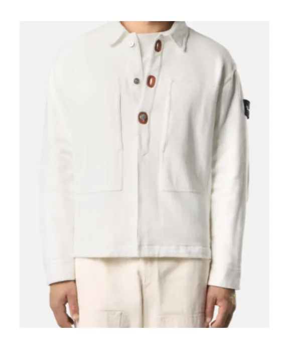 Long-Sleeved Compass-Badge Jacket