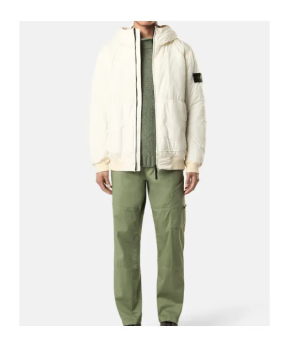 Logo Patch Padded Jacket