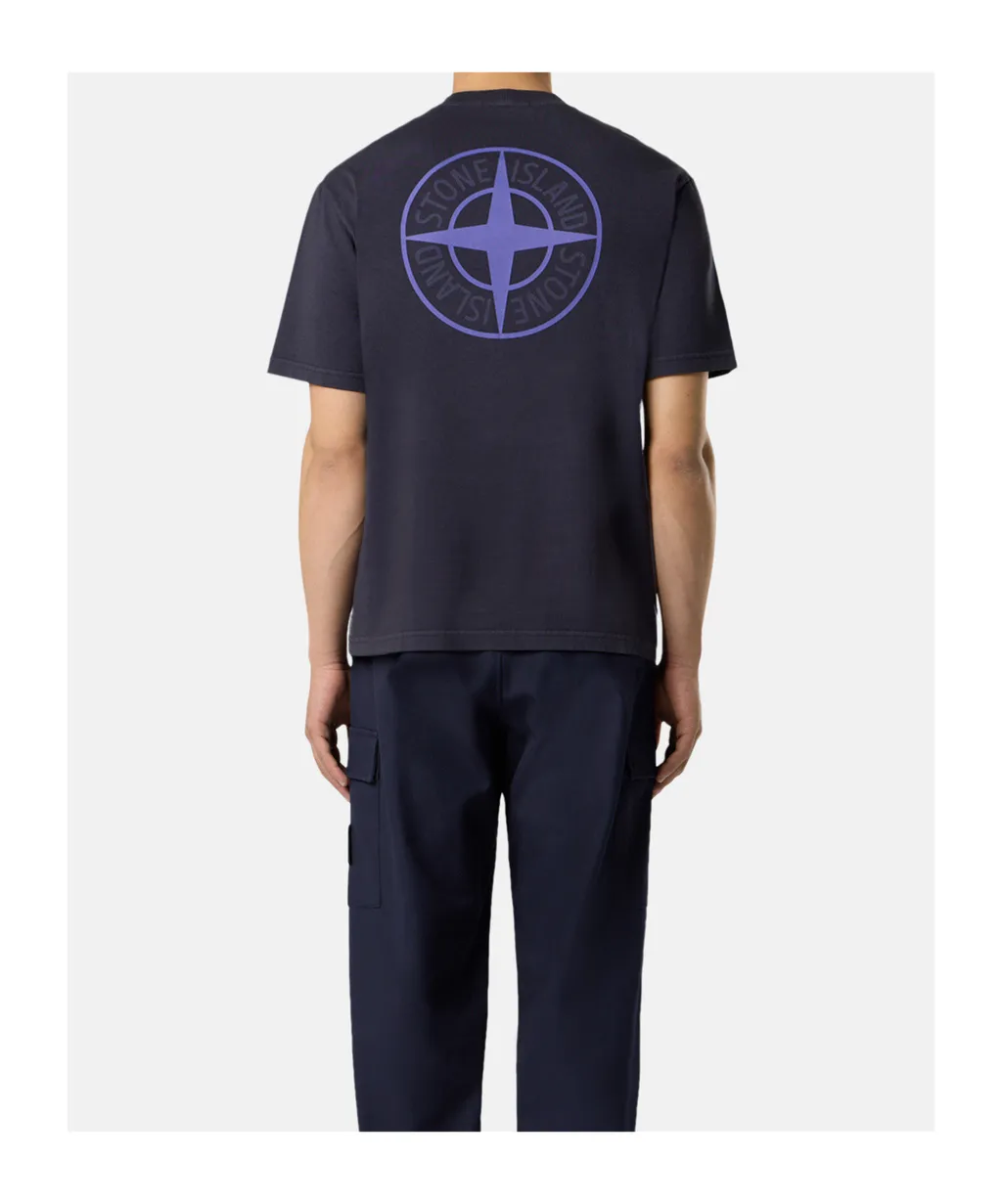 Combed Cotton Logo-Plaque T-Shirt