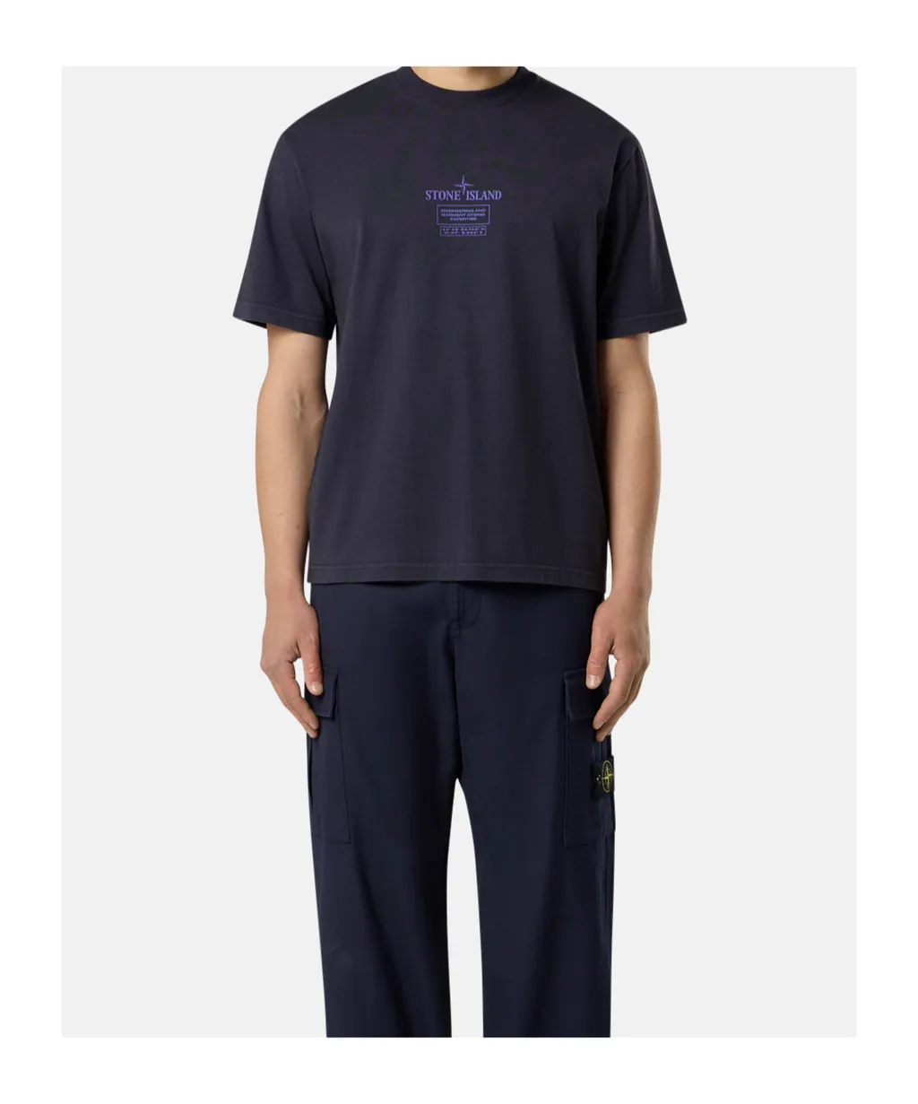Combed Cotton Logo-Plaque T-Shirt