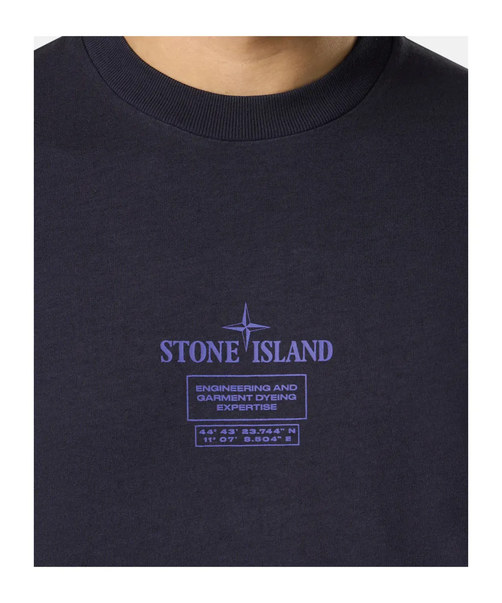Combed Cotton Logo-Plaque T-Shirt