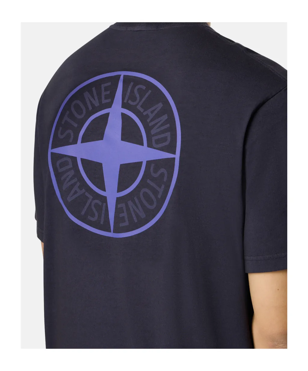 Combed Cotton Logo-Plaque T-Shirt