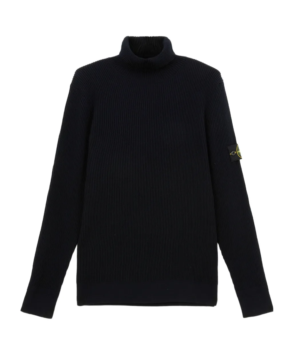 Ribbed Turtleneck Sweater