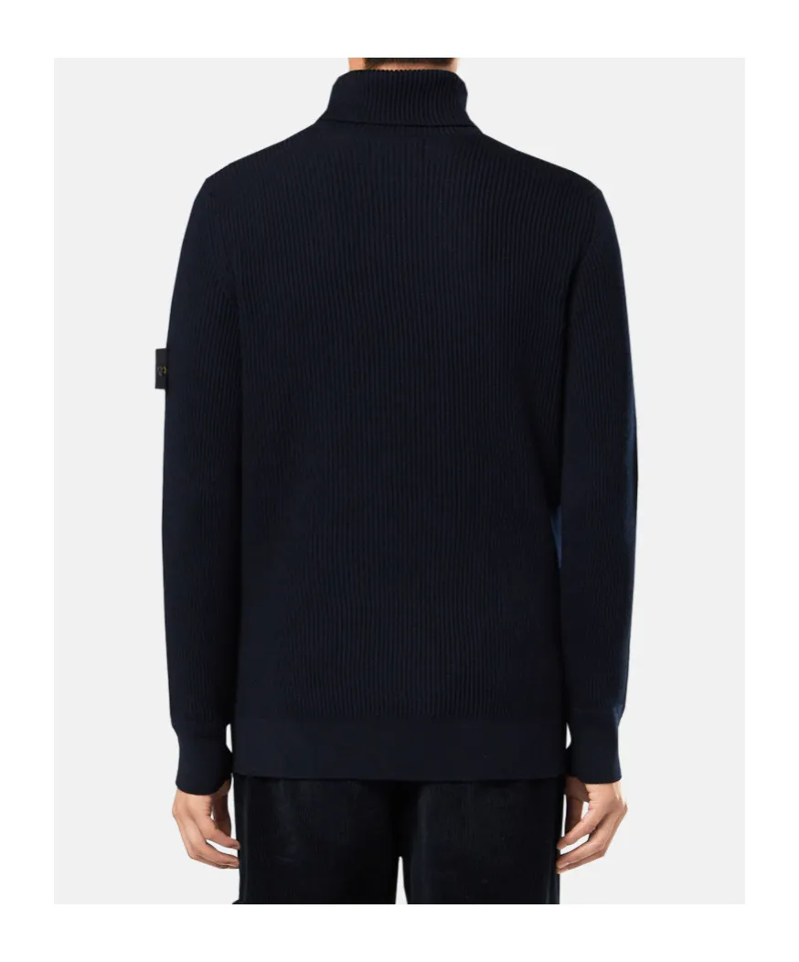 Ribbed Turtleneck Sweater