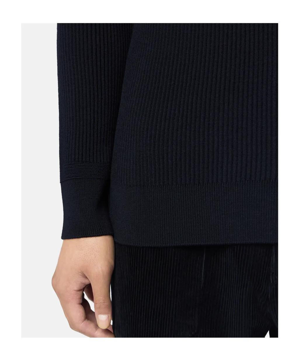 Ribbed Turtleneck Sweater