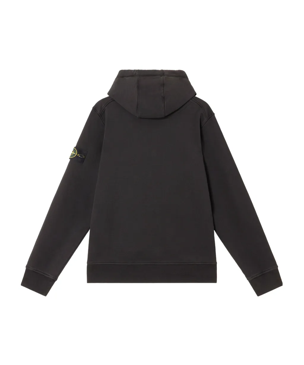 Logo Patch Drawstring Hoodie