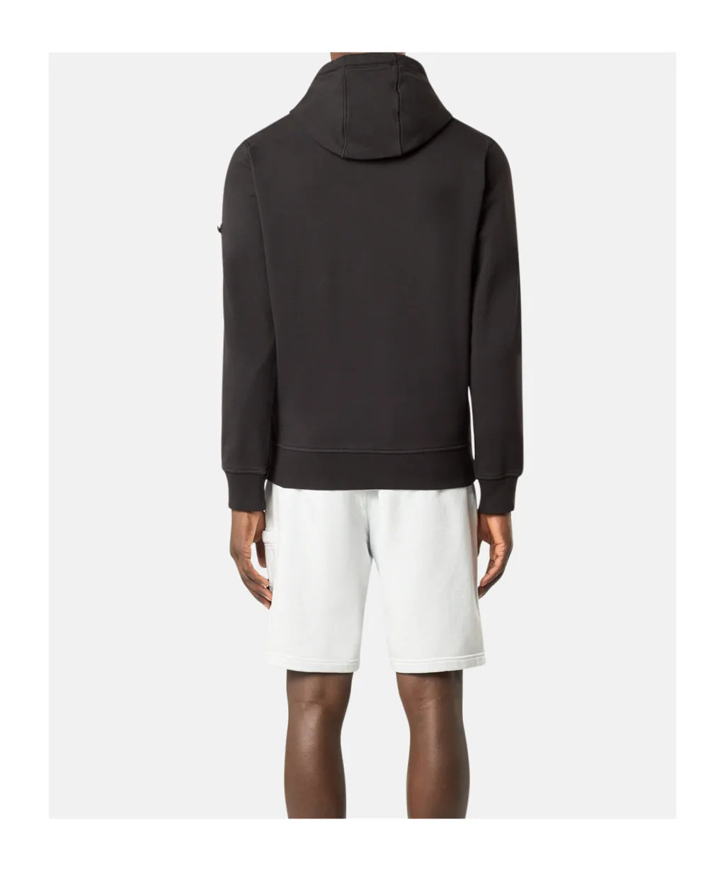 Logo Patch Drawstring Hoodie