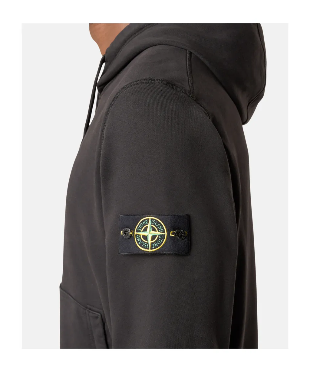 Logo Patch Drawstring Hoodie