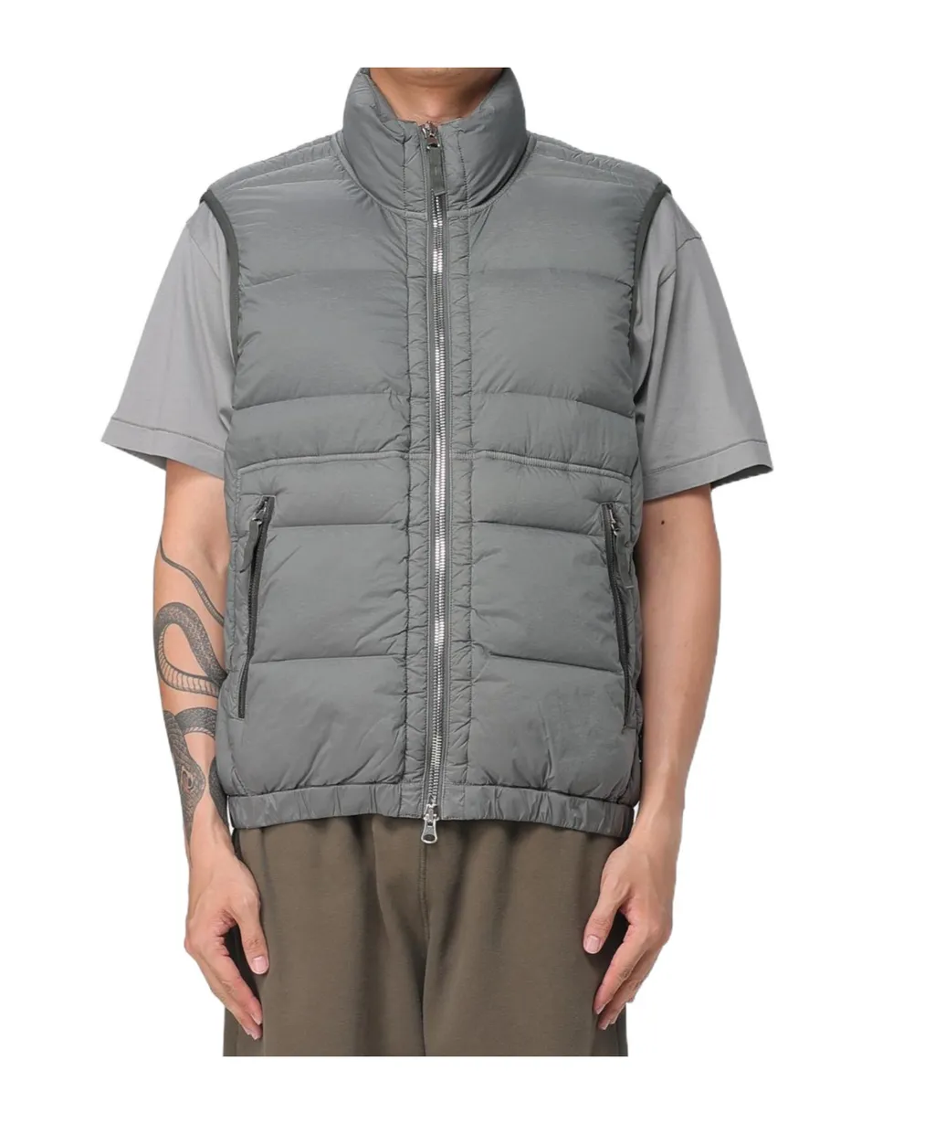 Stand Collar Down Vest
