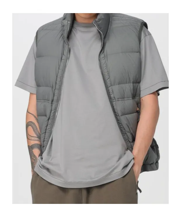 Stand Collar Down Vest