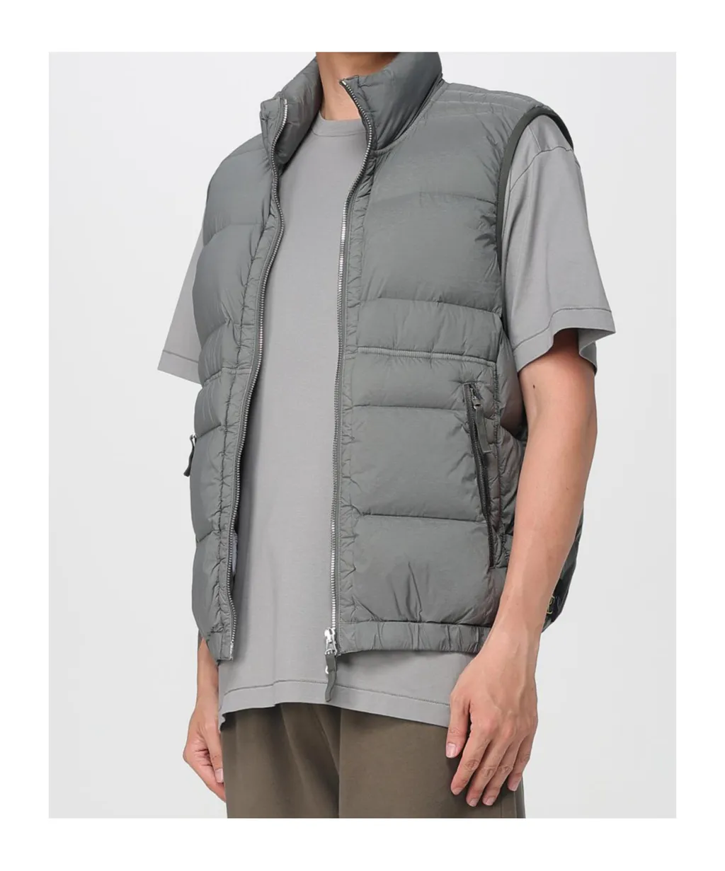 Stand Collar Down Vest