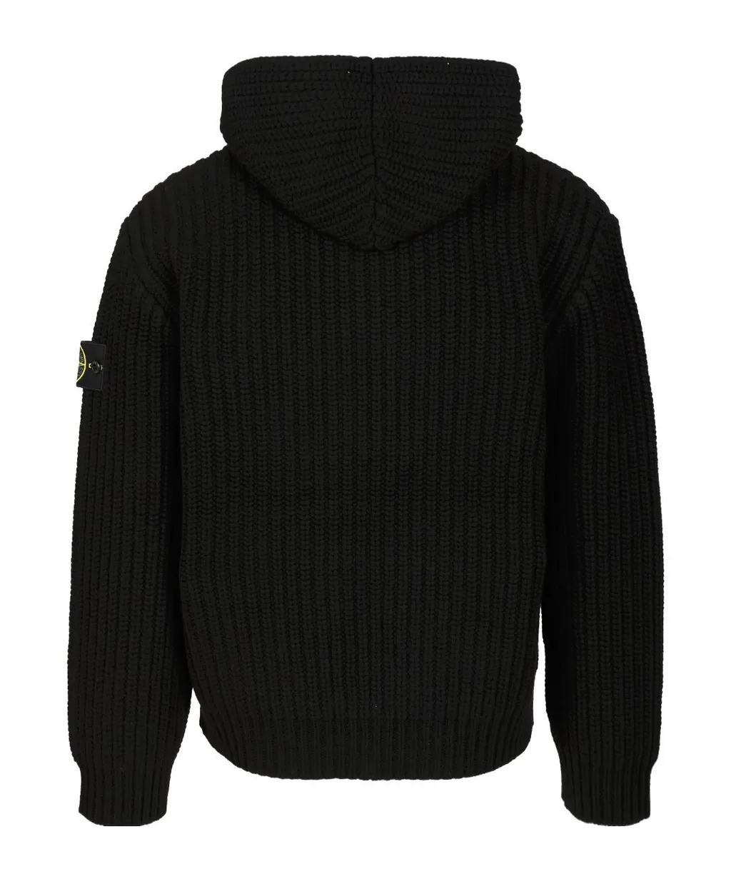 Ribbed-Knit Cardigan